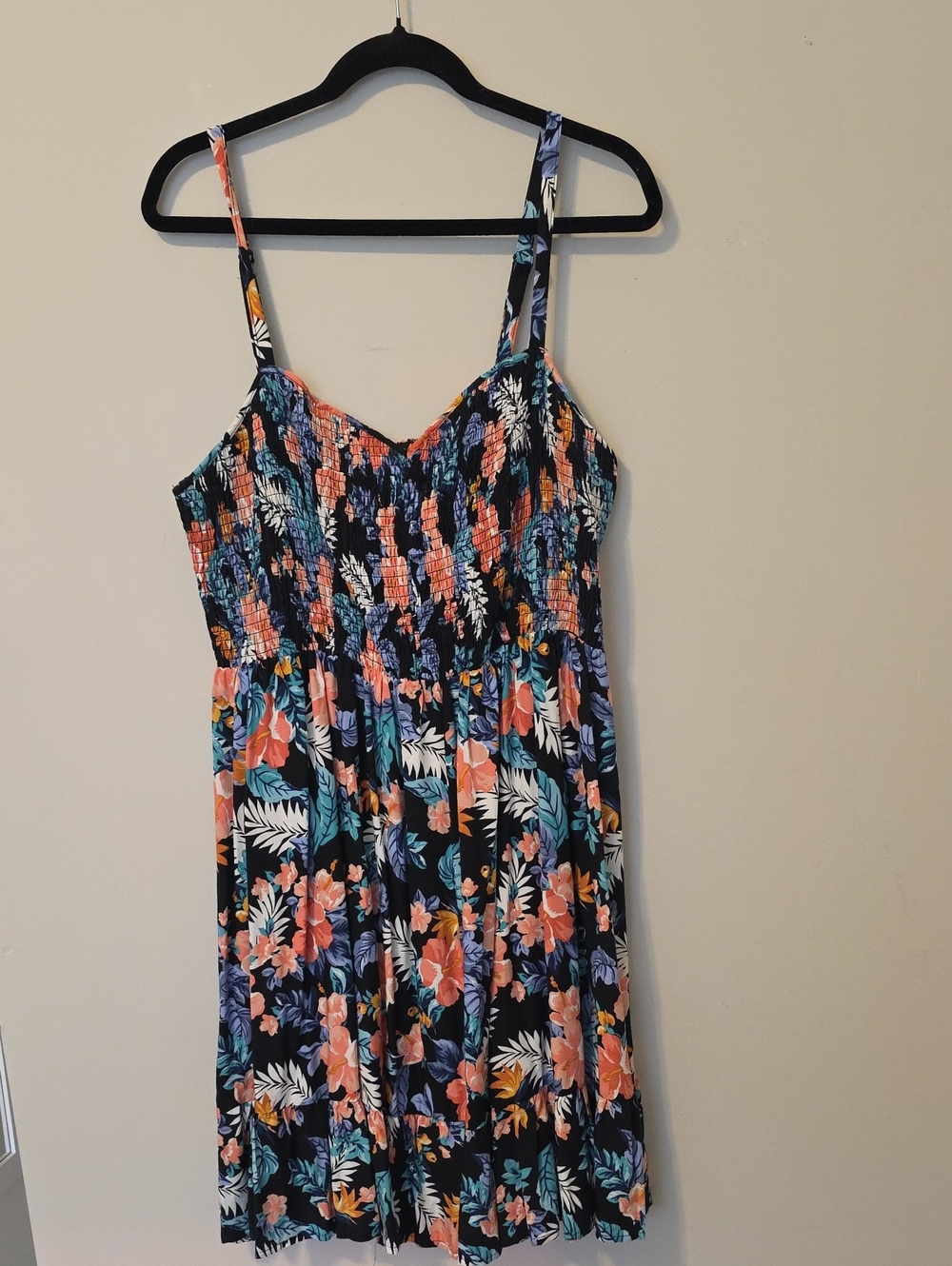 Torrid Smocked Sweetheart Neckline Floral Sundress - Picture 2 of 10